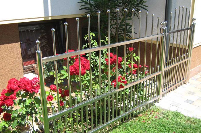 Inox ograja za vrt