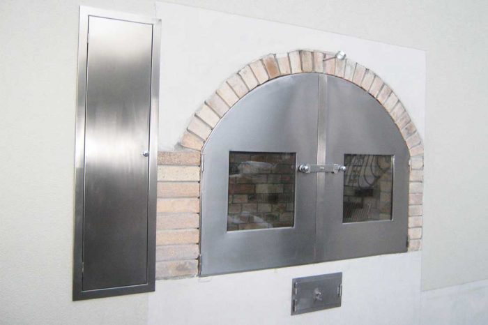 Inox vrata za peč